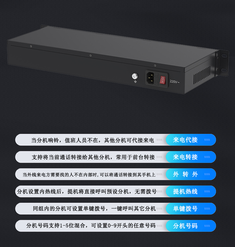 VIP600 微铃系列V1-432型电话交换机(图10)