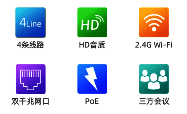 高端千兆办公IP话机-FIP13G 