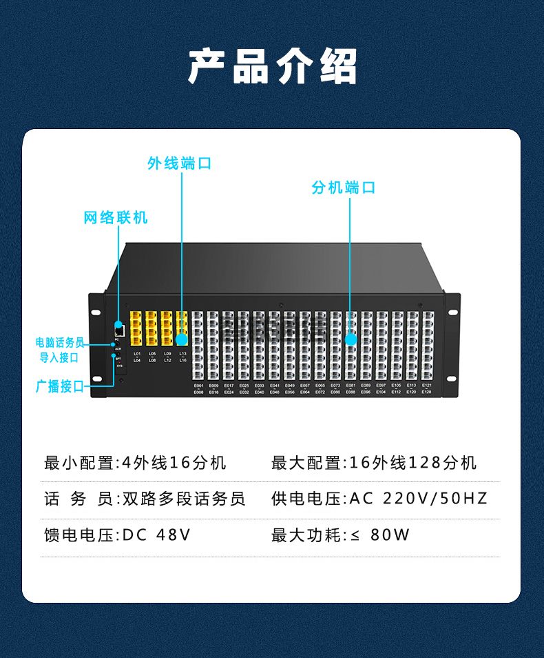 VIP600 微铃系列 V4型电话交换机(图15)